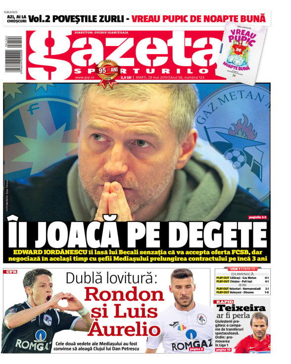 Gazeta Sporturilor din 28 mai 2019 Editia Print Gazeta Digitala