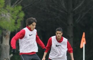 FOTO / "Mărul discordiei", brazilianul Leonardo, s-a antrenat cu CFR