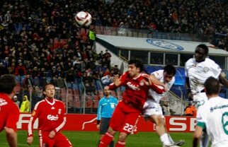 FOTO / Vezi golul marcat de Bruno Fernandes în meciul Unirea Urziceni - Liverpool!