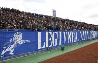 150 de suporteri au protestat lîngă "Ion Oblemenco" :(