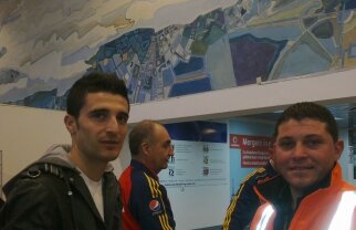 Reîntîlnire Bar-Niculae pe aeroportul din Timişoara