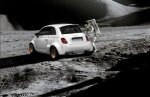 Fiatul 500 electric şi Luna