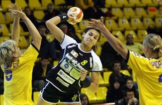 Doar egal în Ucraina pentru handbalistale române » Nemulţumitor