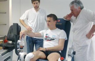 Lucian Goian a început alergările: "Gata cu cîrjele!"