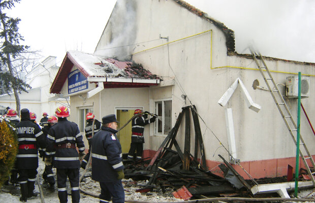 Sala de box a Stadionului Municipal din Călăraşi a ars, nici o persoană nu a fost rănită