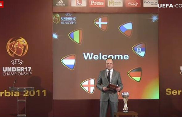 Juniorii au picat cu Germania, Olanda şi Cehia în grupa de la Euro