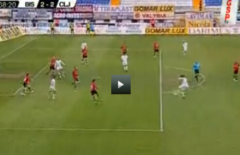 VIDEO / Cafasso realizează "dubla" şi aduce egalarea pentru Bistriţa