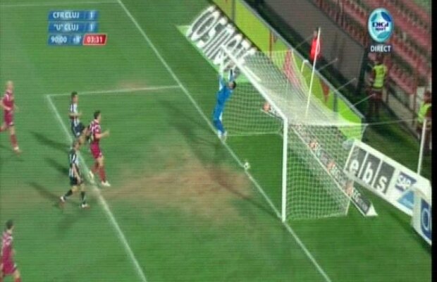 VIDEO / Cojocnean aduce egalarea pentru "U" Cluj