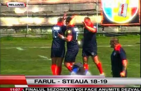 VIDEO / Rezumat: Steaua - Farul 18-19
