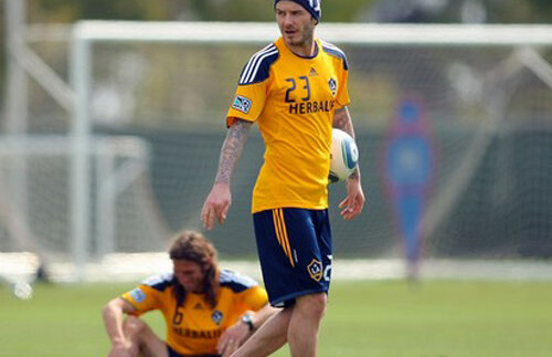 Beckham va evolua împotriva lui Real Madrid