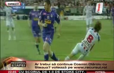 VIDEO / Vezi fazele controversate de la Oţelul Galaţi - Poli Timişoara