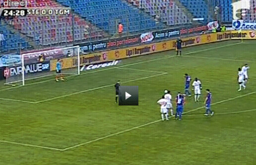 VIDEO / Dică deschide scorul dintr-un penalty obţinut de Szekely