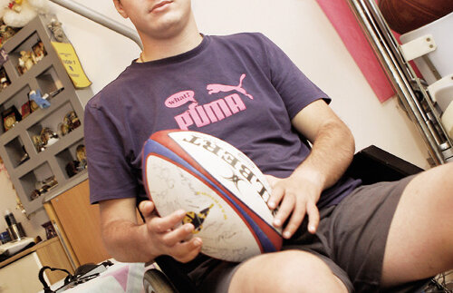 Rugbystul George Baltă a suferit, în urmă cu 5 ani, un accident asemănător cu cel al lui Neşu