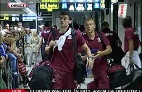 VIDEO / Imagini de la întoarcerea rapidiştilor în ţară