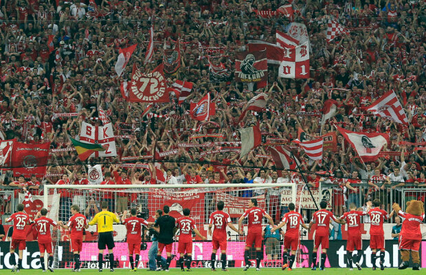 Astra, Sportul şi Urziceni nu au avut într-un sezon cîţi fani au venit la prezentarea noii echipei a lui Bayern