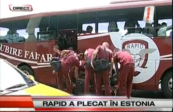 Rapidiştii au plecat în al doilea stagiu de pregătire » Îi aşteaptă meciuri grele în Estonia