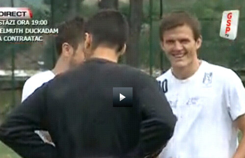 VIDEO / Costin Lazăr s-a antrenat cu Sportul