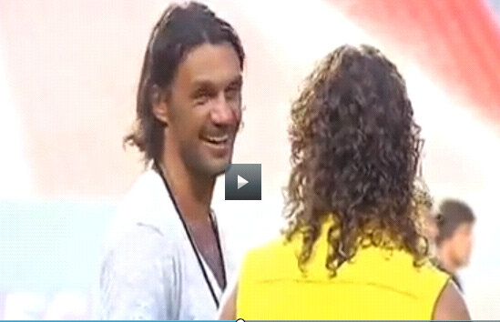 VIDEO / Paolo Maldini s-a antrenat cu Barcelona » Puyol: "E cel mai bun fundaş din istorie"