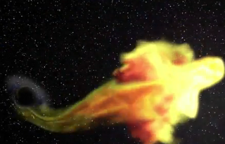 Spectacol în Univers: o stea a fost înghiţită de o gaură neagră (VIDEO)