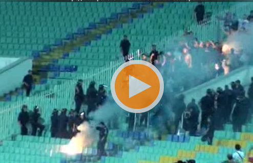 Filmul incidentelor de la Sofia » Plan dejucat: oficialii stelişti au anihilat intenţia Peluzei Sud » 5 ARESTAŢI