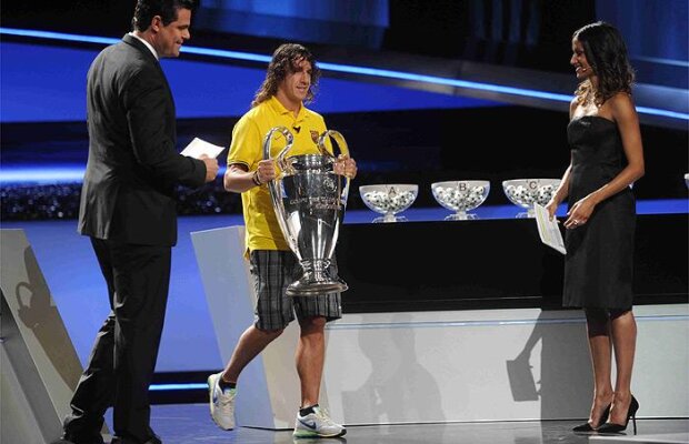 VIDEO Puyol a făcut senzaţie la tragerea la sorţi de la Monaco! Apariţie nonconformistă :D