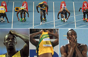 ŞOC la CM de atletism! Usain Bolt DESCALIFICAT din finală la 100m plat după ce a furat startul!