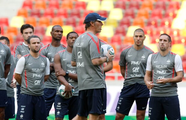 FOTO Francezii au efectuat antrenamentul oficial pe National Arena!