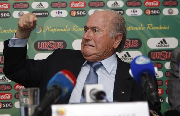 Blatter, suporter al "tricolorilor": "Inima mea va bate pentru Romania!"