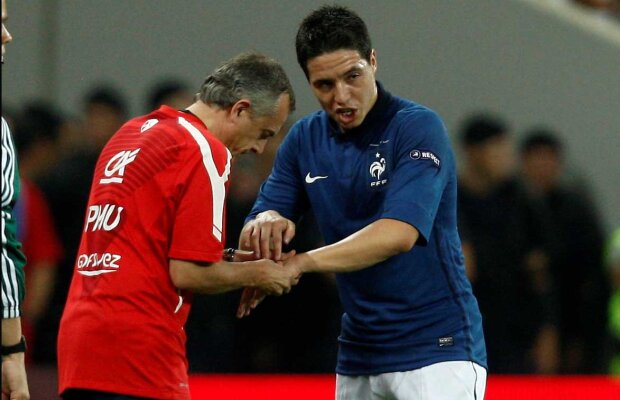 Nasri şi-a rupt un deget în meciul cu România!