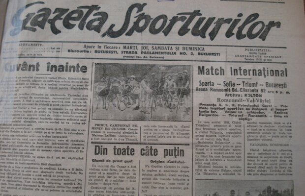 Ziua Gazetei » 87 de ani. Din 1924 în slujba sportului