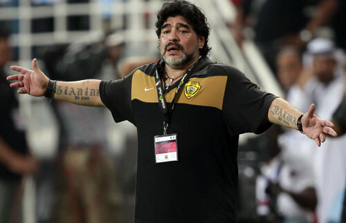 Maradona-show la debutul cu eşec la Al Wasl: ”Arbitrul e de vină”