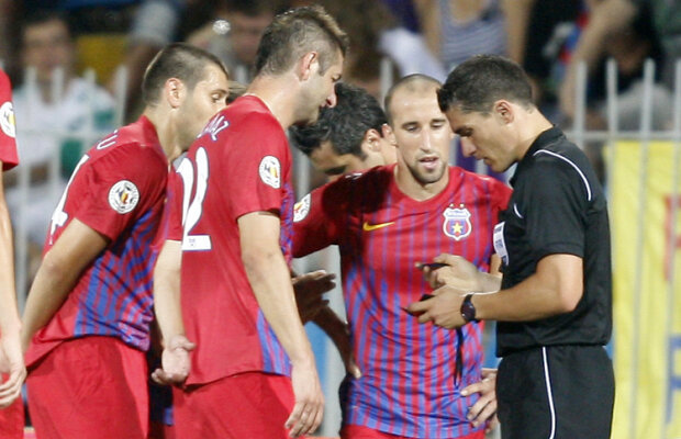 Cu un om mai puţin 70 de minute, Steaua a dominat fără gol Pandurii