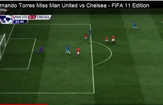 VIDEO Ce a ajuns Torres! Ratarea sezonului, copiată pe FIFA 2011!