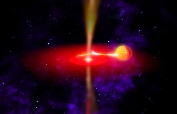 Imaginea care i-a surprins chiar şi pe specialiştii NASA: O rază iese dintr-o gaură neagră!