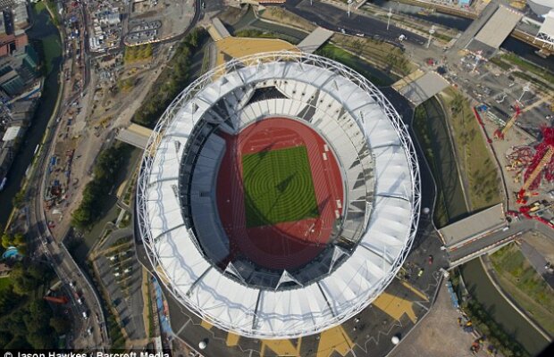 Stadionul Olimpic din Londra este gata! Vezi cele mai noi imagini cu impresionanta arenă!