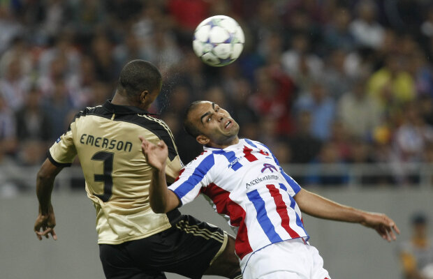 Oţelul, doar 35% posesie cu Benfica. Vezi statistica meciului!