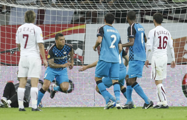 Rapid - PSV Eindhoven 1-3 » Rapid coboară pe locul 3 în grupa C