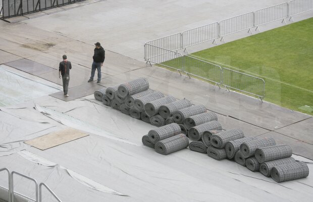 Iarbă bună ;) » Cluj Arena a rezistat la concertul Scorpions şi gazonul va fi perfect la meciul cu Kuban