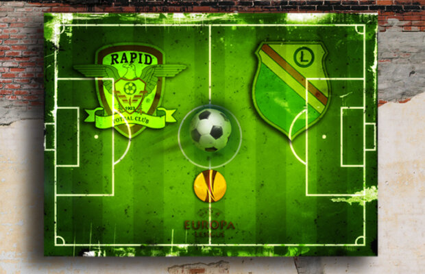 Bilete între 20 şi 150 de lei la Rapid-Legia. Polonezii vin cu 3.000 de fani pe National Arena