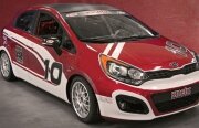 Kia Rio în echipament sportiv