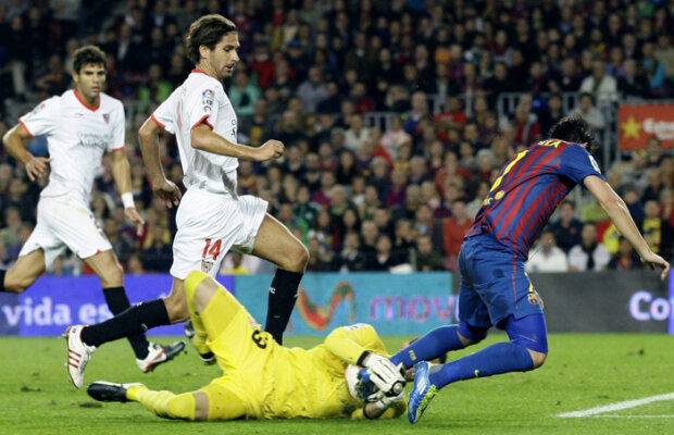 Barcelona pierde şefia după 0-0 cu Sevilla » ”Spiderman” Varas