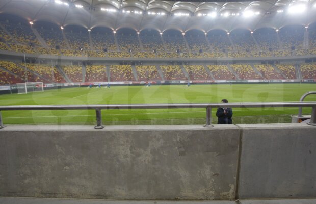 FOTO Igrasie şi betoane nefinisate, faţa nevăzută a Naţional Arena, un stadion de 240 de mil. de euro!