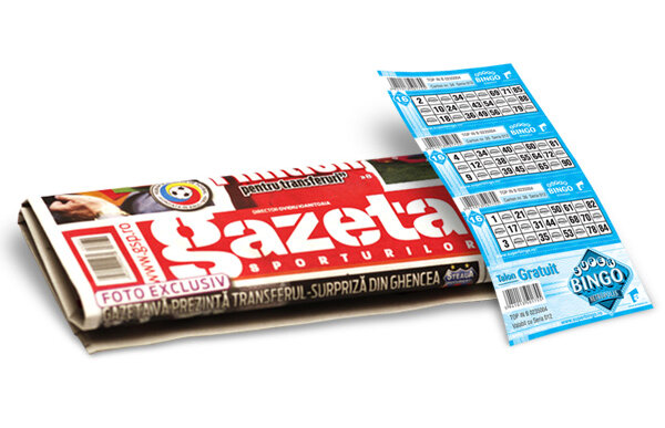 Azi, gratuit cu Gazeta Sporturilor, ai cartoane Super Bingo Metropolis