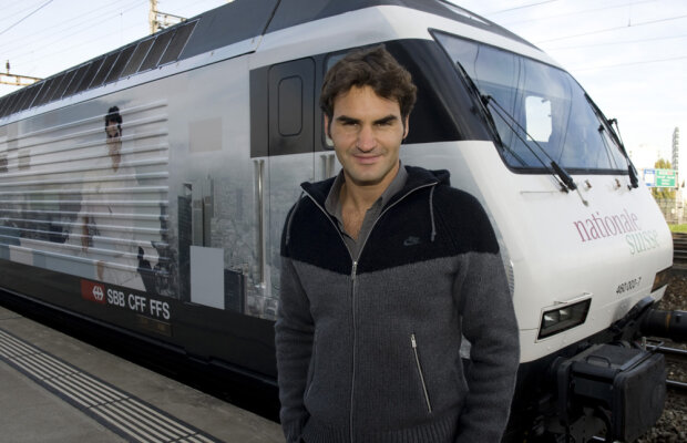 Un nou cadou ciudat pentru Federer: o locomotivă!