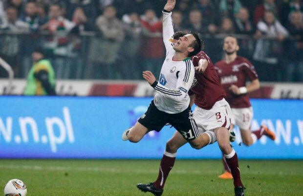 CRONICA meciului Legia - Rapid 3-1 » Sinucigaşii din Giuleşti