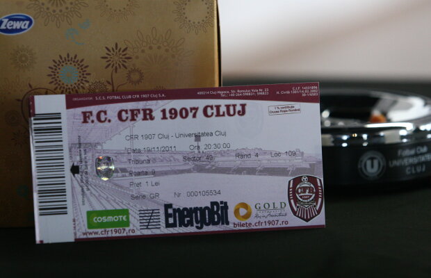 Conducerea lui ”U” aduce dovezi: ”Există bilete la derby care costă un leu şi se împart prin Cluj!”