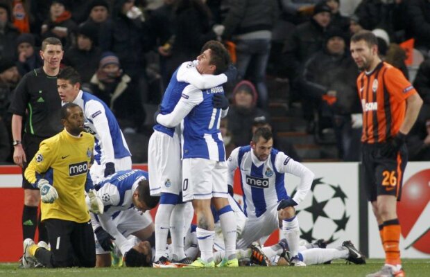 Şahtior a pierdut 0-2 acasă cu FC Porto şi a rămas fără victorie în 5 etape Afară din Europa