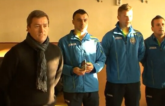 VIDEO Jucătorii Voinţei promovează sportul în şcolile din Sibiu