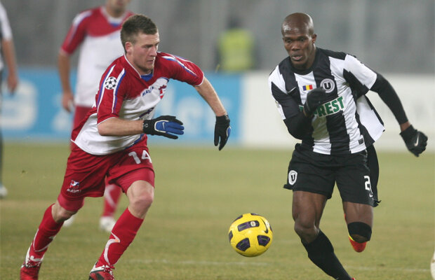 "U" Cluj a egalat Oţelul în ultimele secvenţe ale jocului » Sfîntul ricoşeu