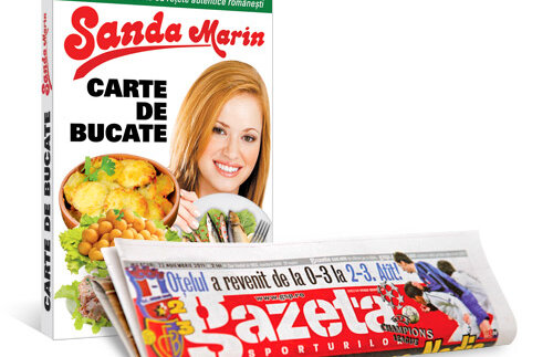 Joi, Gazeta Sporturilor scoate un nou tiraj al cărţii de bucate scrisă de Sanda Marin!